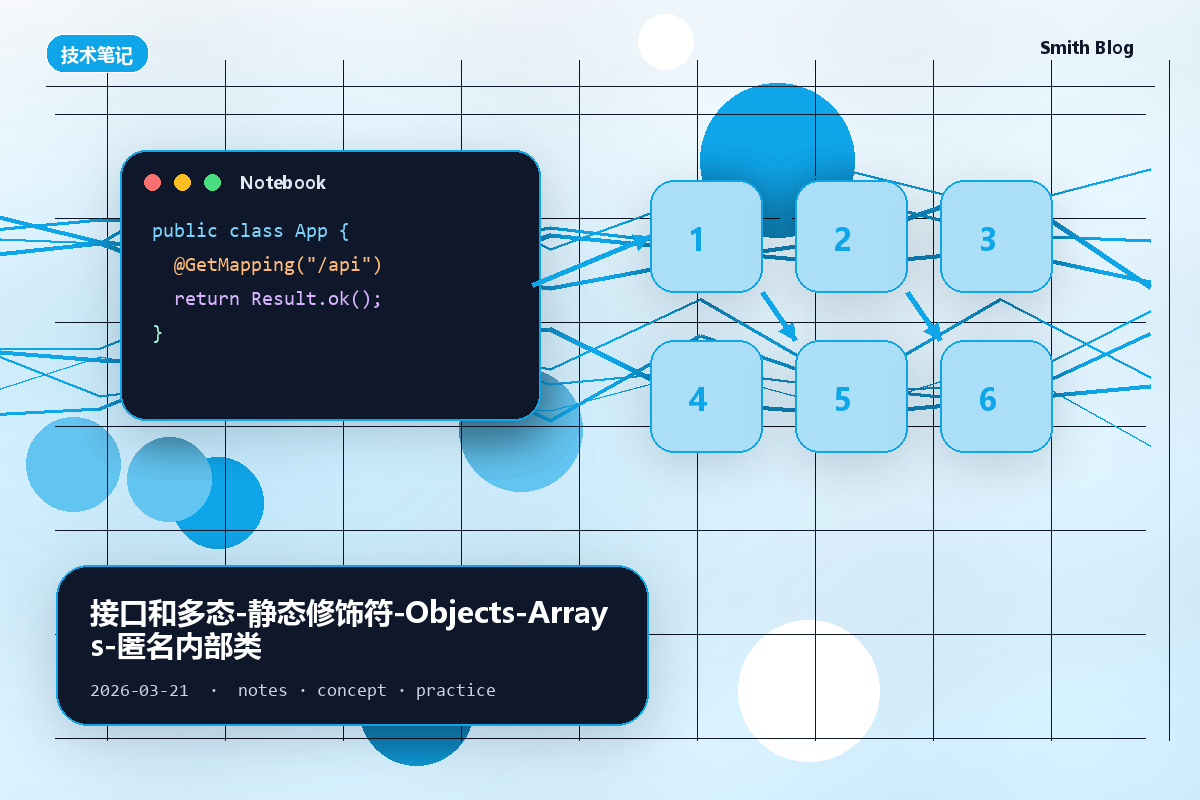 接口和多态-静态修饰符-Objects-Arrays-匿名内部类